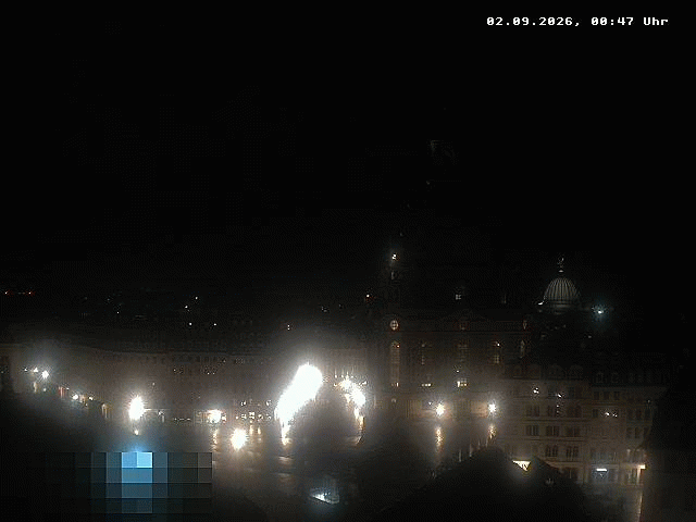 Archiv Foto Webcam Dresden - Frauenkirche und Neumarkt