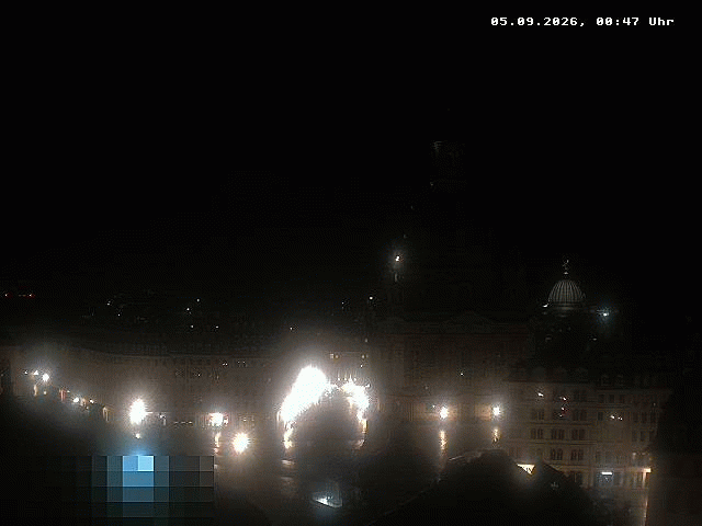 Archiv Foto Webcam Dresden - Frauenkirche und Neumarkt
