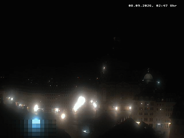 Archiv Foto Webcam Dresden - Frauenkirche und Neumarkt