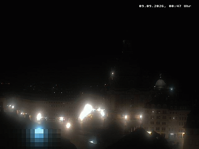 Archiv Foto Webcam Dresden - Frauenkirche und Neumarkt
