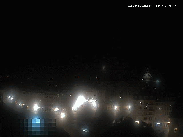 Archiv Foto Webcam Dresden - Frauenkirche und Neumarkt