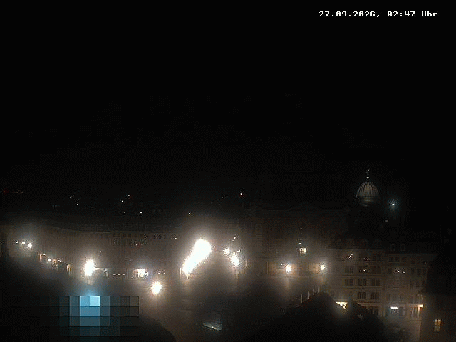 Archiv Foto Webcam Dresden - Frauenkirche und Neumarkt
