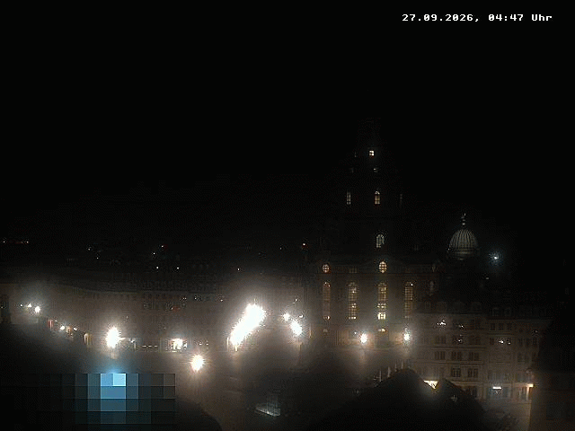 Archiv Foto Webcam Dresden - Frauenkirche und Neumarkt