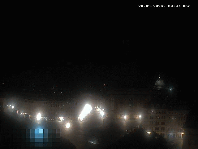 Archiv Foto Webcam Dresden - Frauenkirche und Neumarkt
