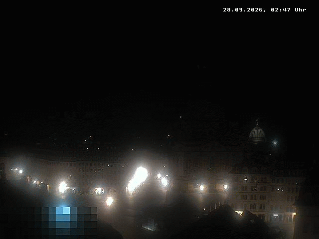 Archiv Foto Webcam Dresden - Frauenkirche und Neumarkt