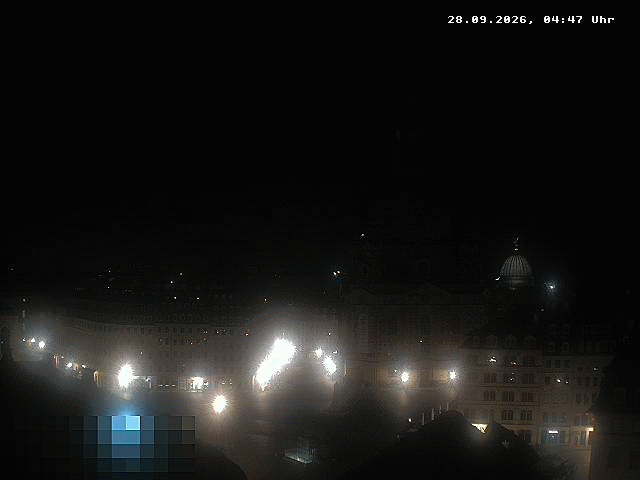 Archiv Foto Webcam Dresden - Frauenkirche und Neumarkt