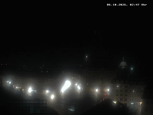Archived image Webcam Dresden - Frauenkirche and Neumarkt square