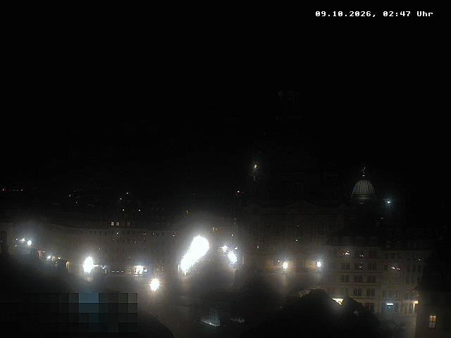 Archiv Foto Webcam Dresden - Frauenkirche und Neumarkt