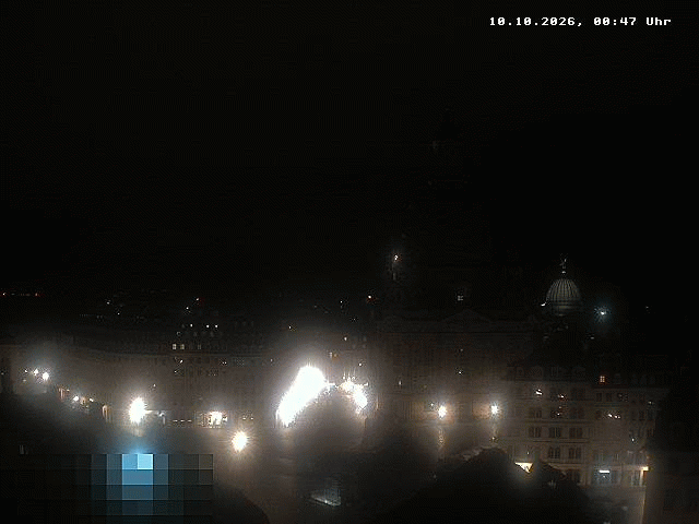 Archiv Foto Webcam Dresden - Frauenkirche und Neumarkt