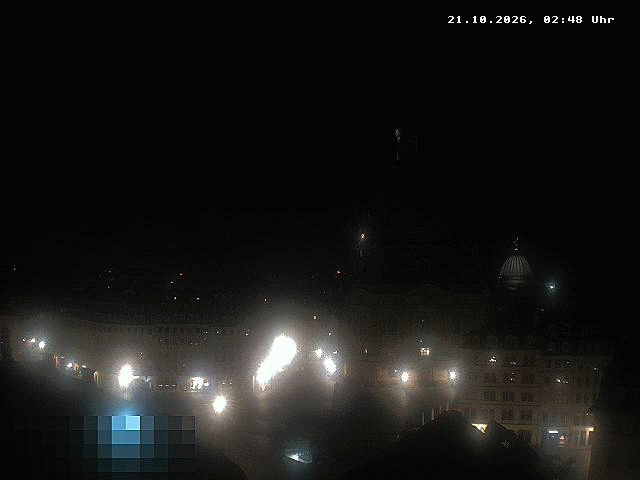 Archived image Webcam Dresden - Frauenkirche and Neumarkt square