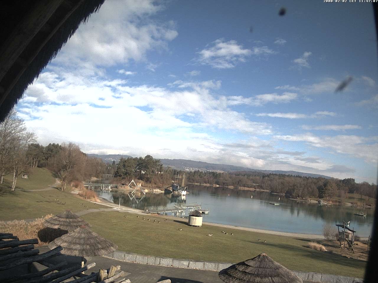 Archiv Foto Webcam Schlosssee Salem - Robinsoninsel