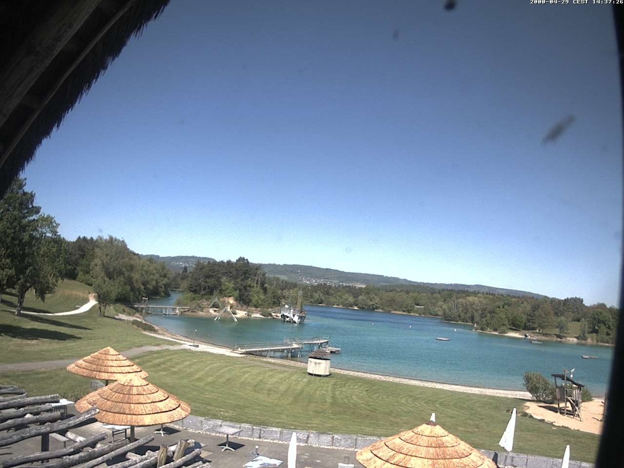 Archiv Foto Webcam Schlosssee Salem - Robinsoninsel