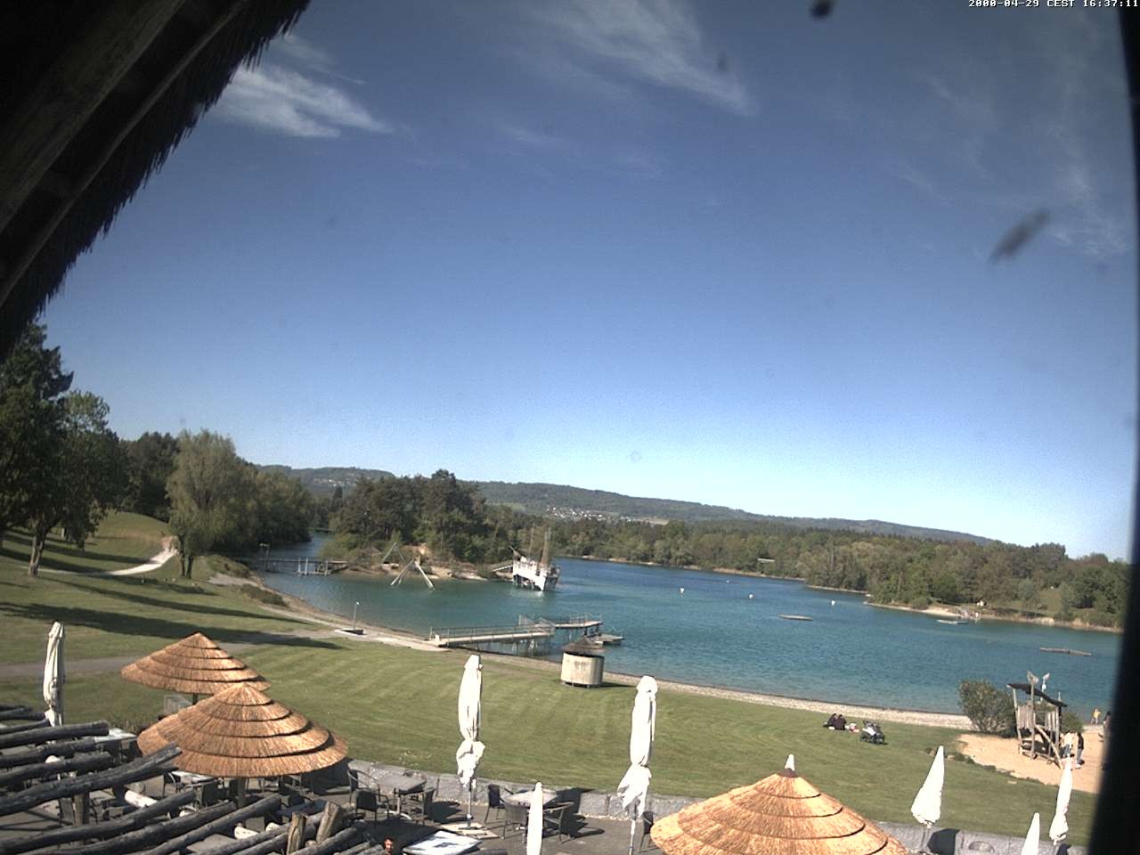 Archiv Foto Webcam Schlosssee Salem - Robinsoninsel