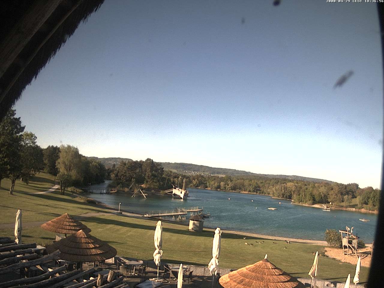 Archiv Foto Webcam Schlosssee Salem - Robinsoninsel