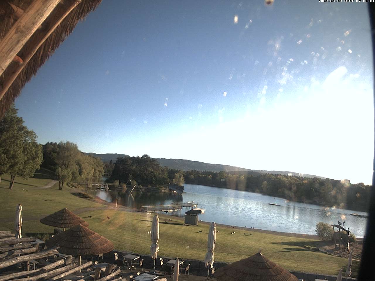 Archiv Foto Webcam Schlosssee Salem - Robinsoninsel