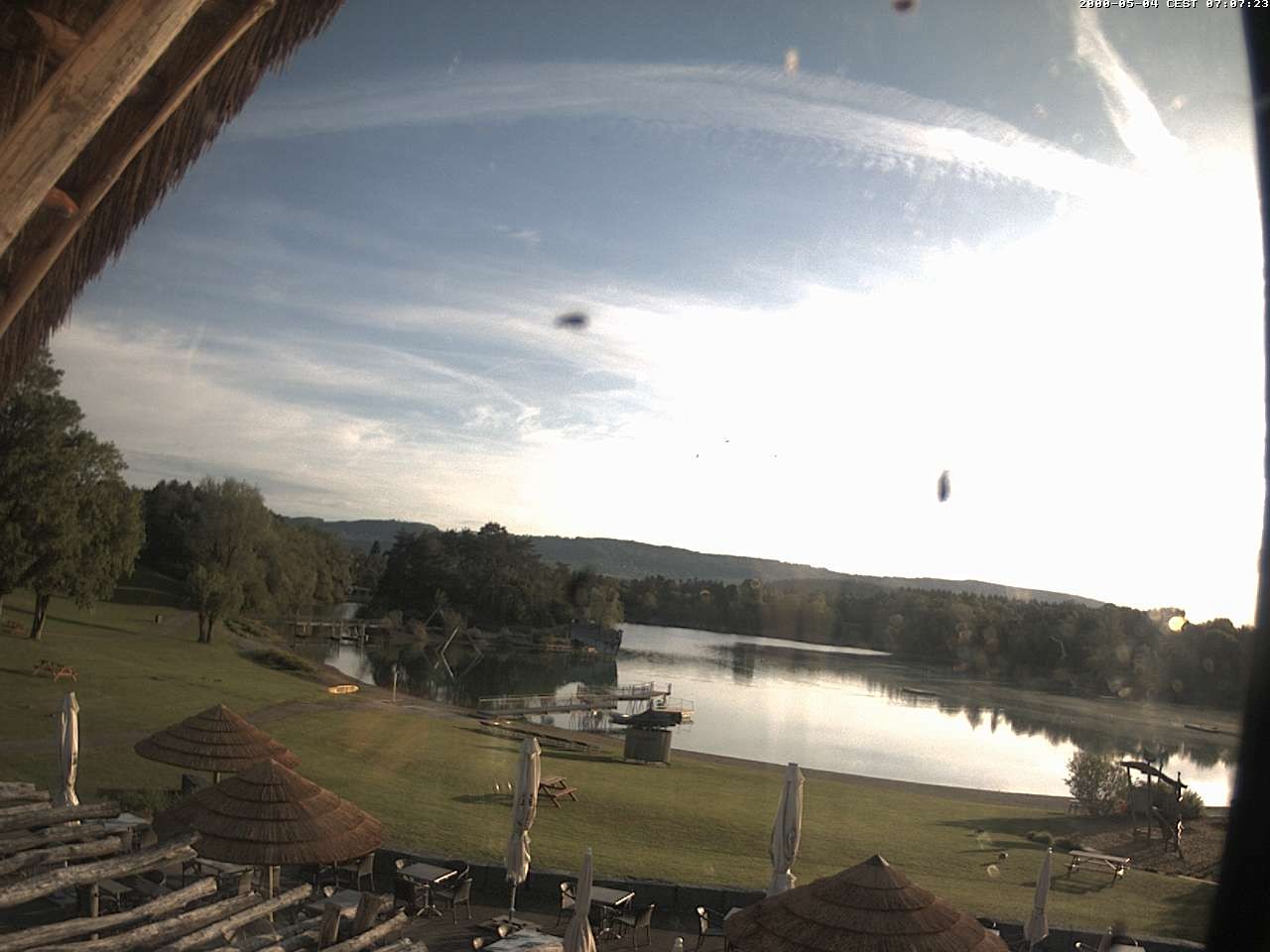 Archiv Foto Webcam Schlosssee Salem - Robinsoninsel