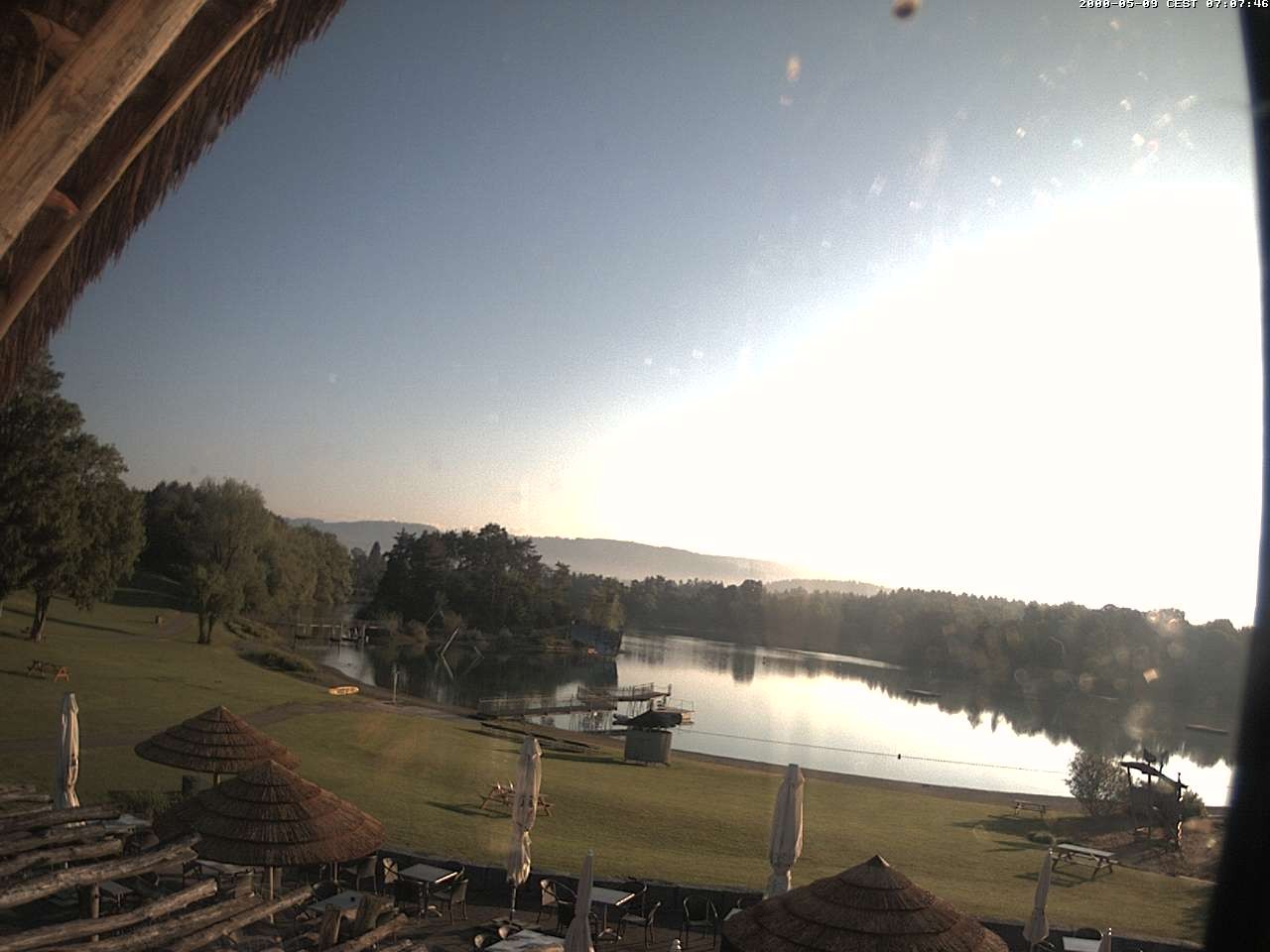 Archiv Foto Webcam Schlosssee Salem - Robinsoninsel