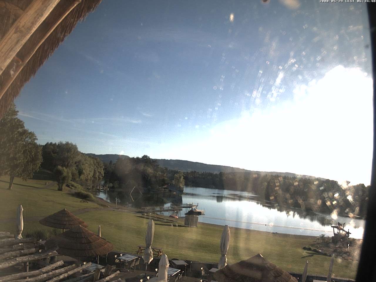 Archiv Foto Webcam Schlosssee Salem - Robinsoninsel
