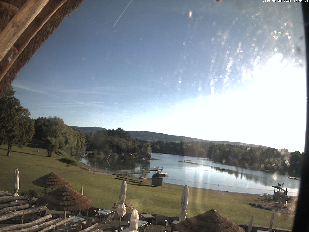 Archiv Foto Webcam Schlosssee Salem - Robinsoninsel