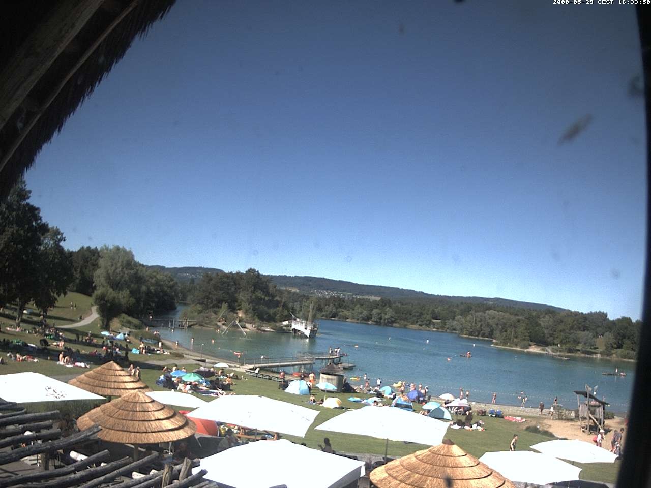 Archiv Foto Webcam Schlosssee Salem - Robinsoninsel