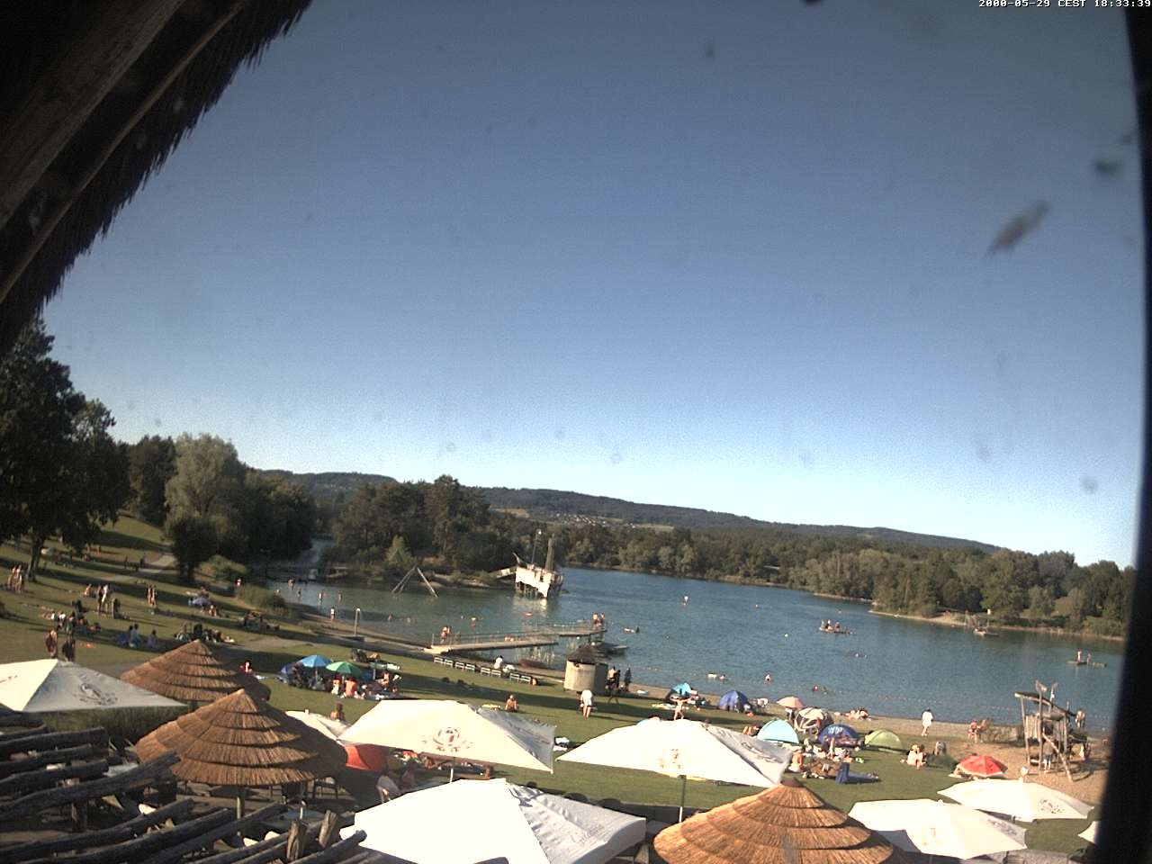 Archiv Foto Webcam Schlosssee Salem - Robinsoninsel