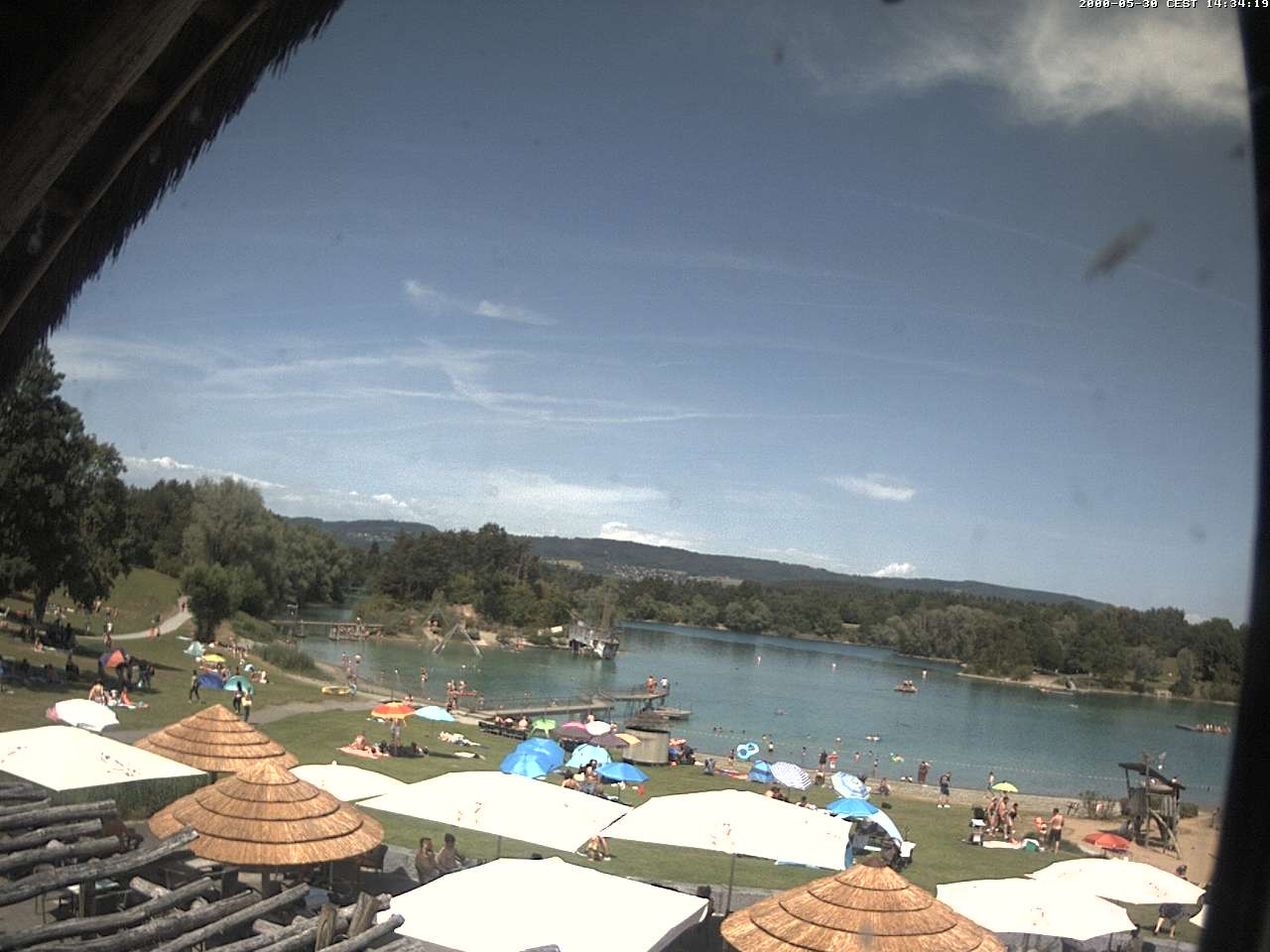 Archiv Foto Webcam Schlosssee Salem - Robinsoninsel