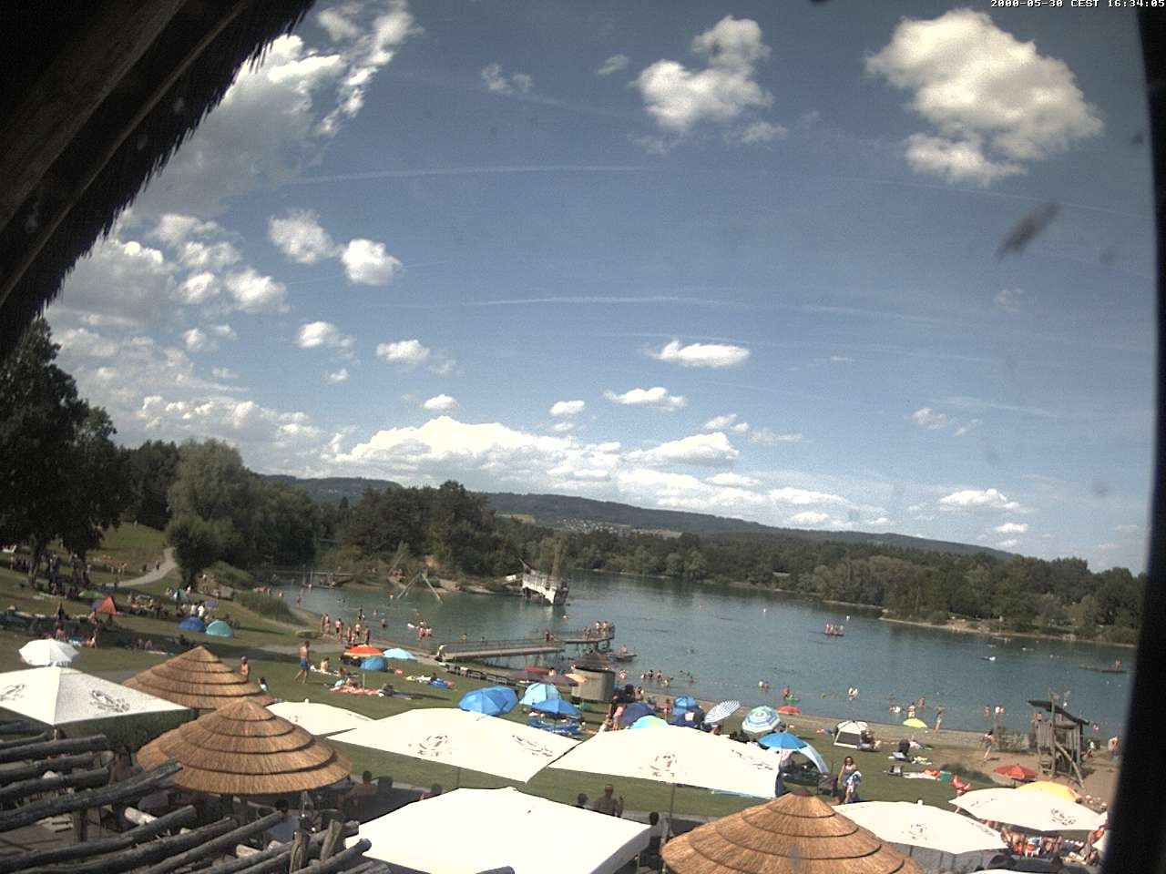 Archiv Foto Webcam Schlosssee Salem - Robinsoninsel