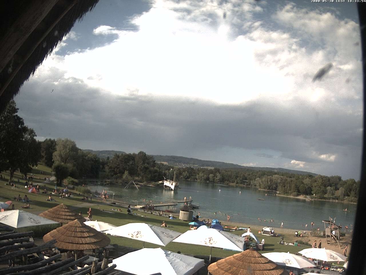 Archiv Foto Webcam Schlosssee Salem - Robinsoninsel