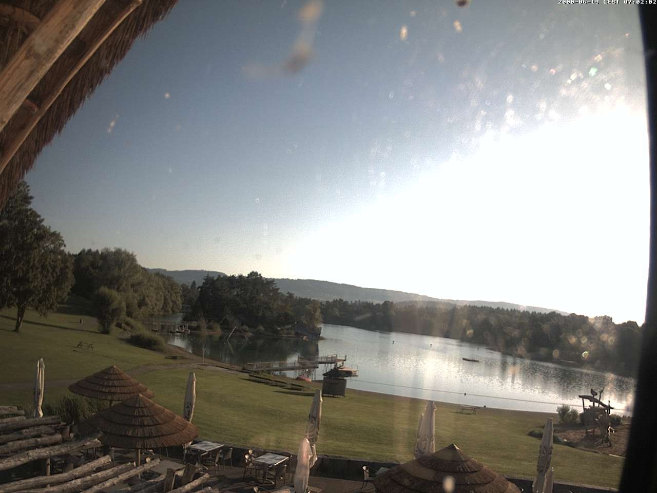 Archiv Foto Webcam Schlosssee Salem - Robinsoninsel