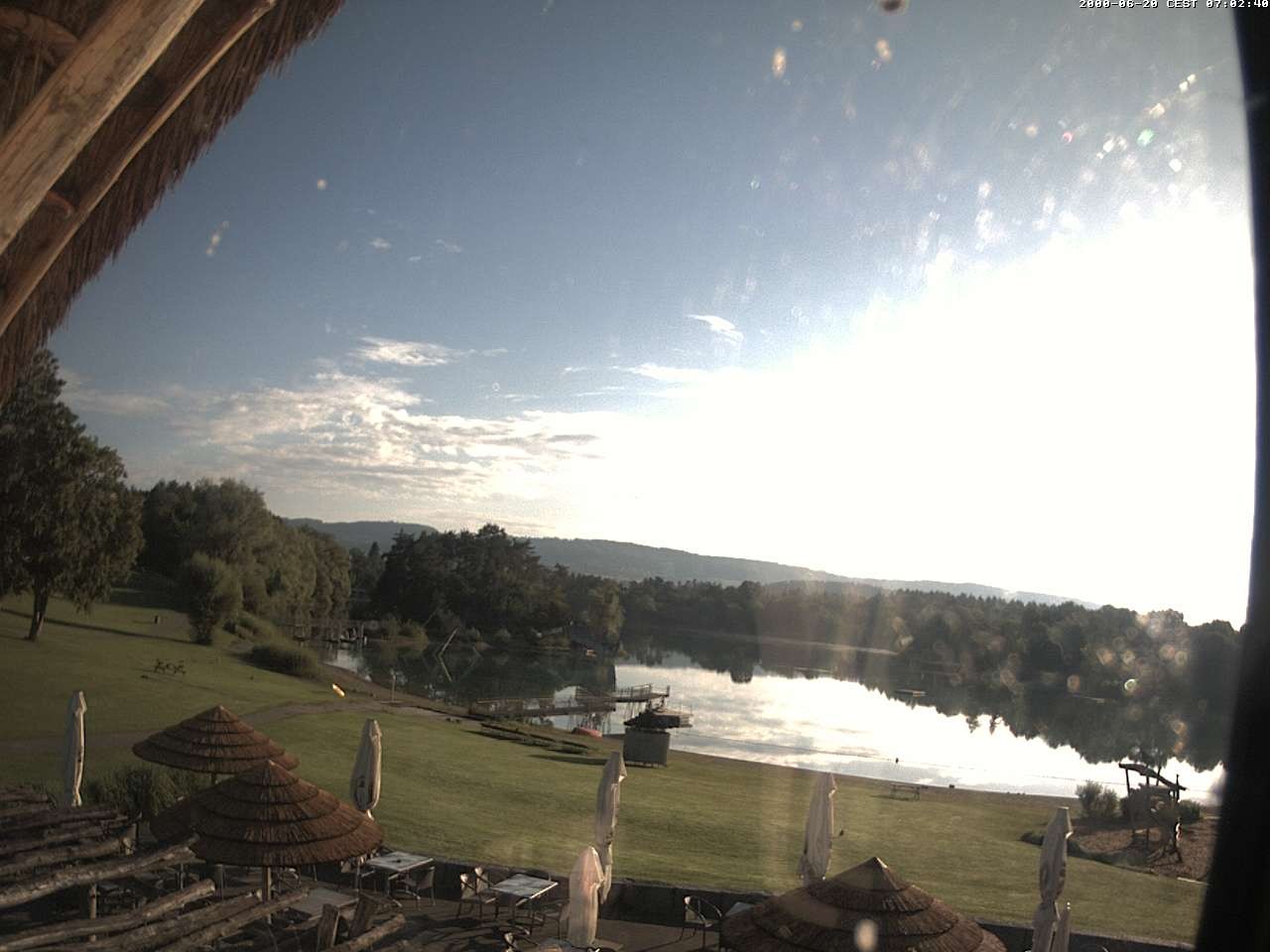 Archiv Foto Webcam Schlosssee Salem - Robinsoninsel