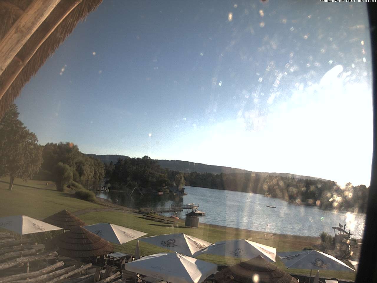Archiv Foto Webcam Schlosssee Salem - Robinsoninsel