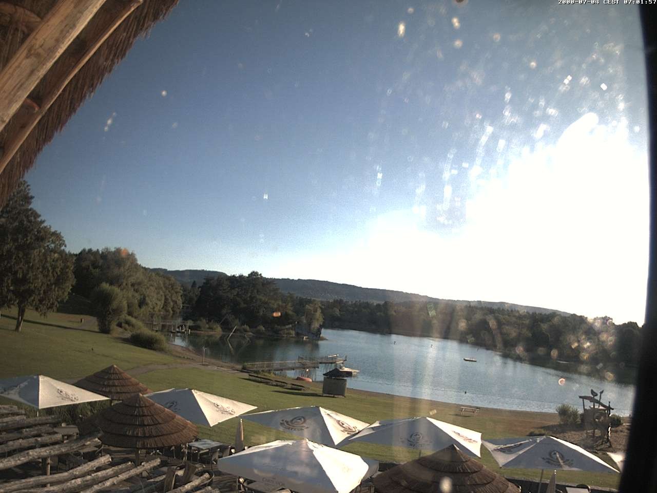 Archiv Foto Webcam Schlosssee Salem - Robinsoninsel