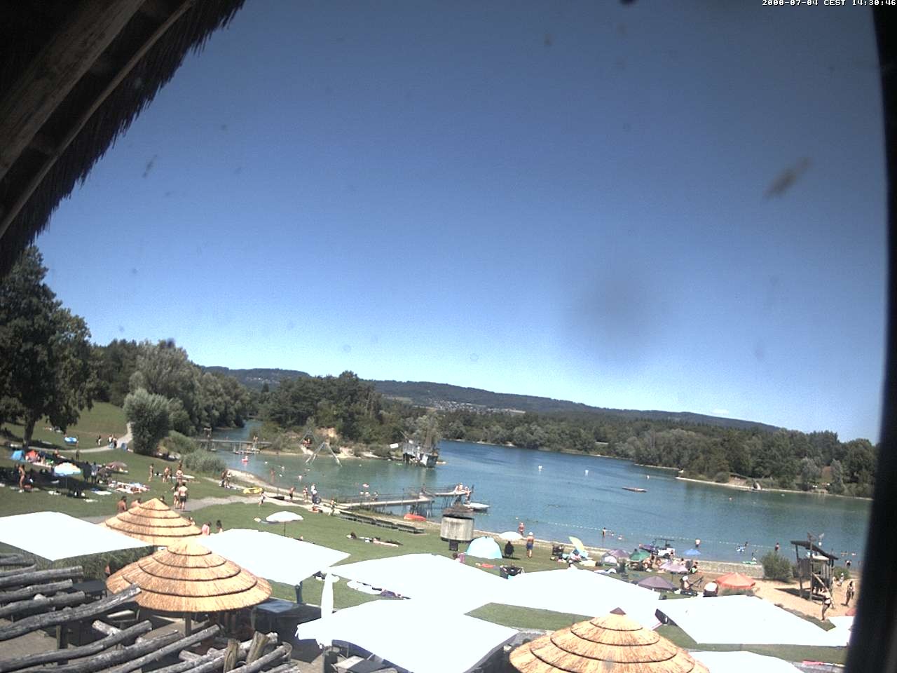 Archiv Foto Webcam Schlosssee Salem - Robinsoninsel