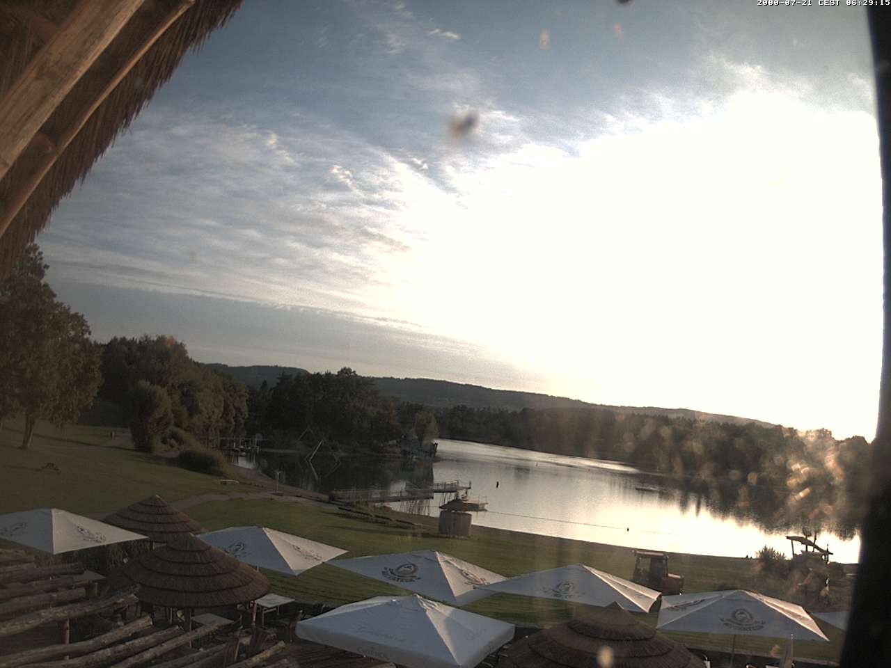 Archiv Foto Webcam Schlosssee Salem - Robinsoninsel