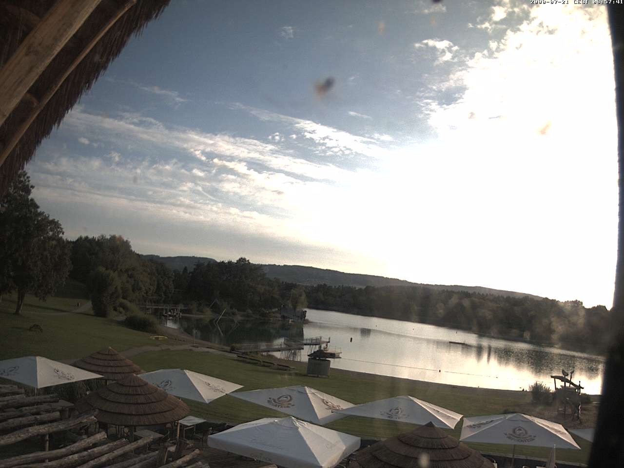 Archiv Foto Webcam Schlosssee Salem - Robinsoninsel