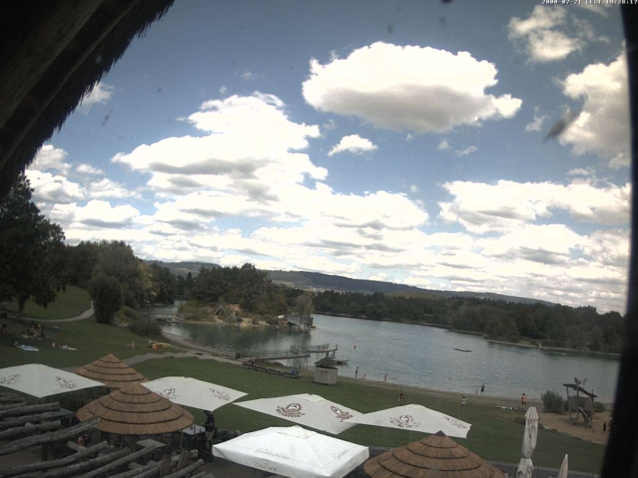 Archiv Foto Webcam Schlosssee Salem - Robinsoninsel