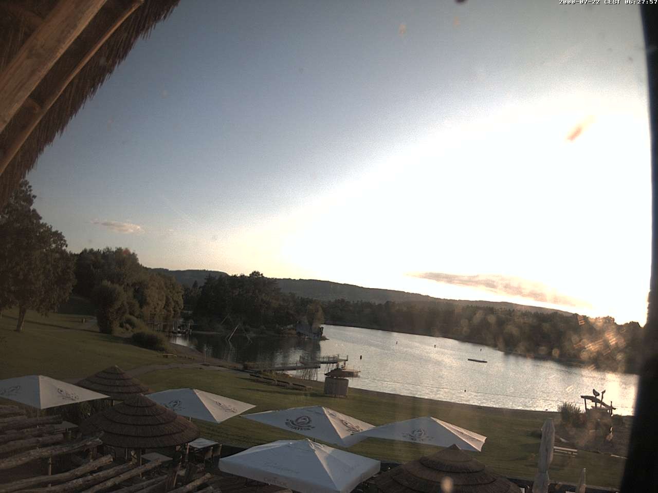 Archiv Foto Webcam Schlosssee Salem - Robinsoninsel