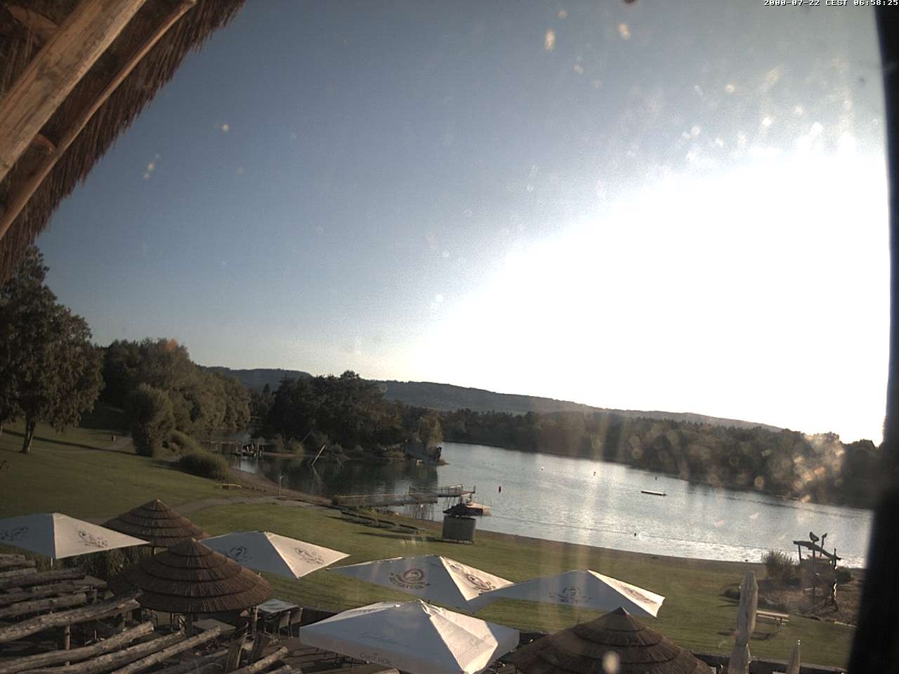 Archiv Foto Webcam Schlosssee Salem - Robinsoninsel
