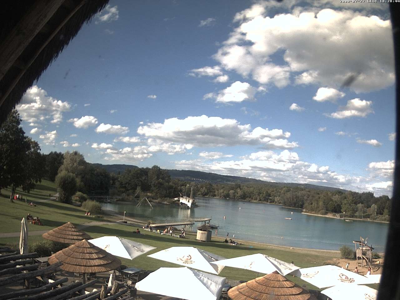 Archiv Foto Webcam Schlosssee Salem - Robinsoninsel