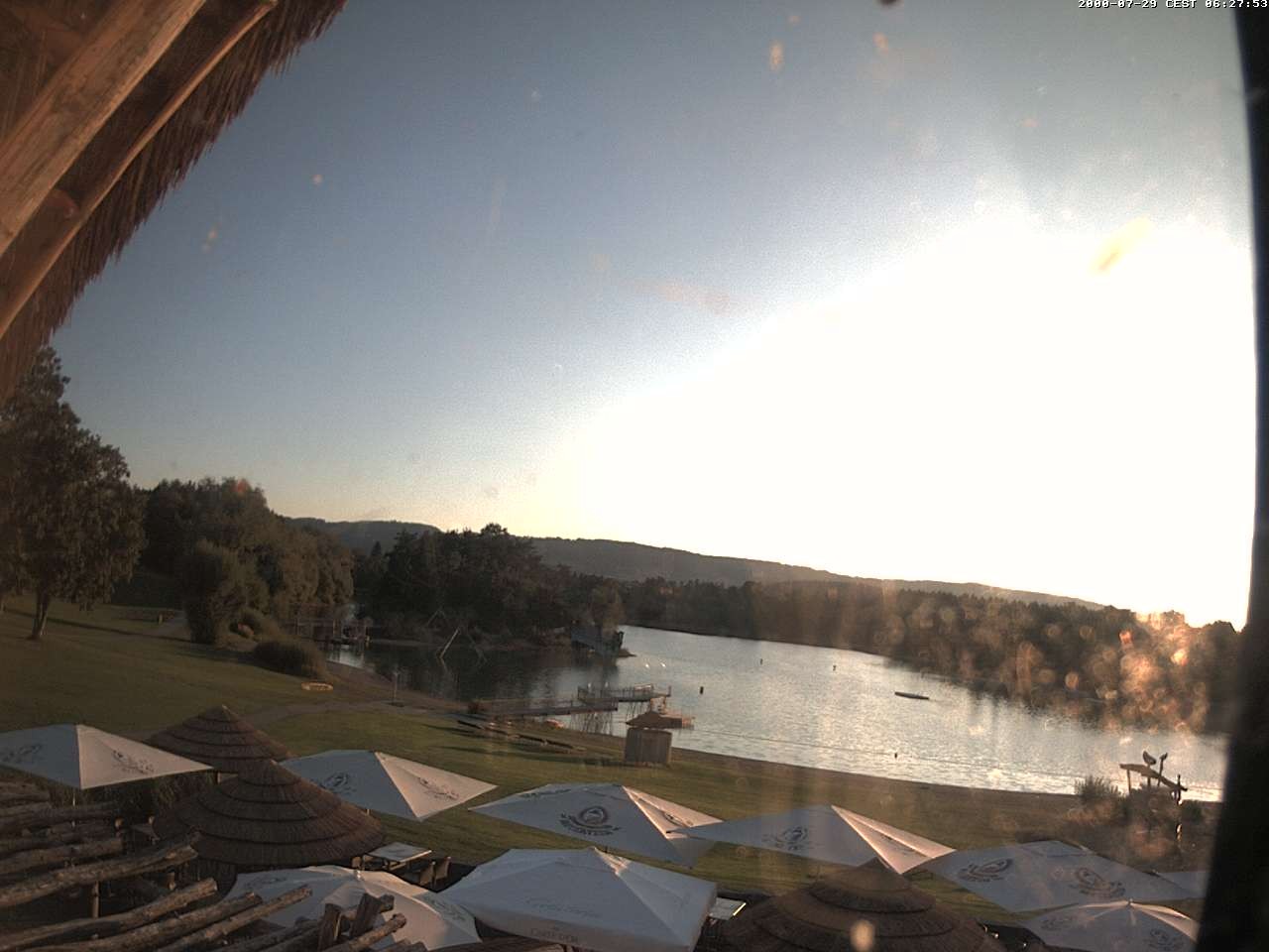 Archiv Foto Webcam Schlosssee Salem - Robinsoninsel