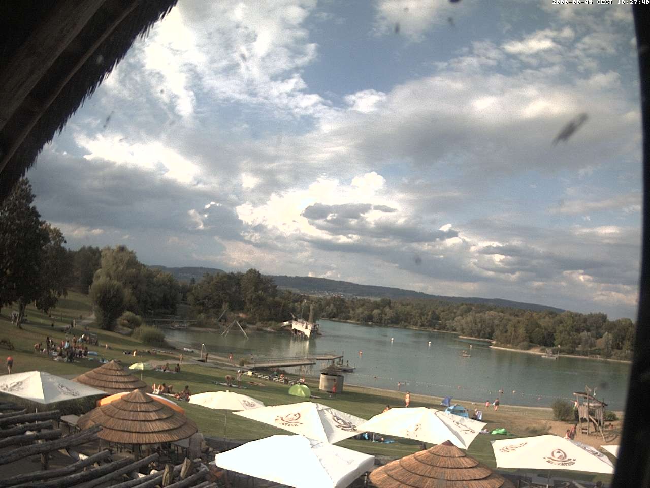Archiv Foto Webcam Schlosssee Salem - Robinsoninsel