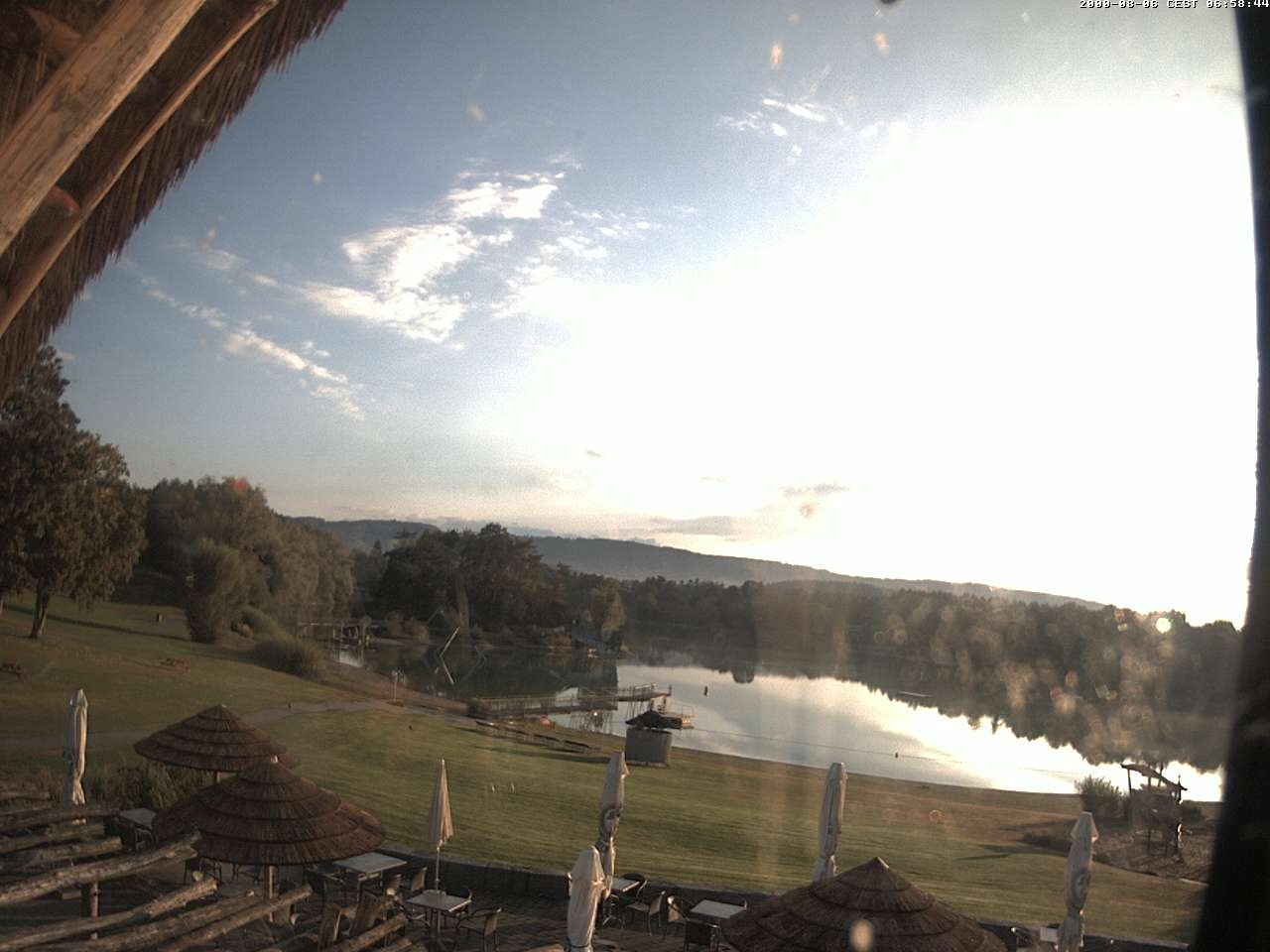 Archiv Foto Webcam Schlosssee Salem - Robinsoninsel