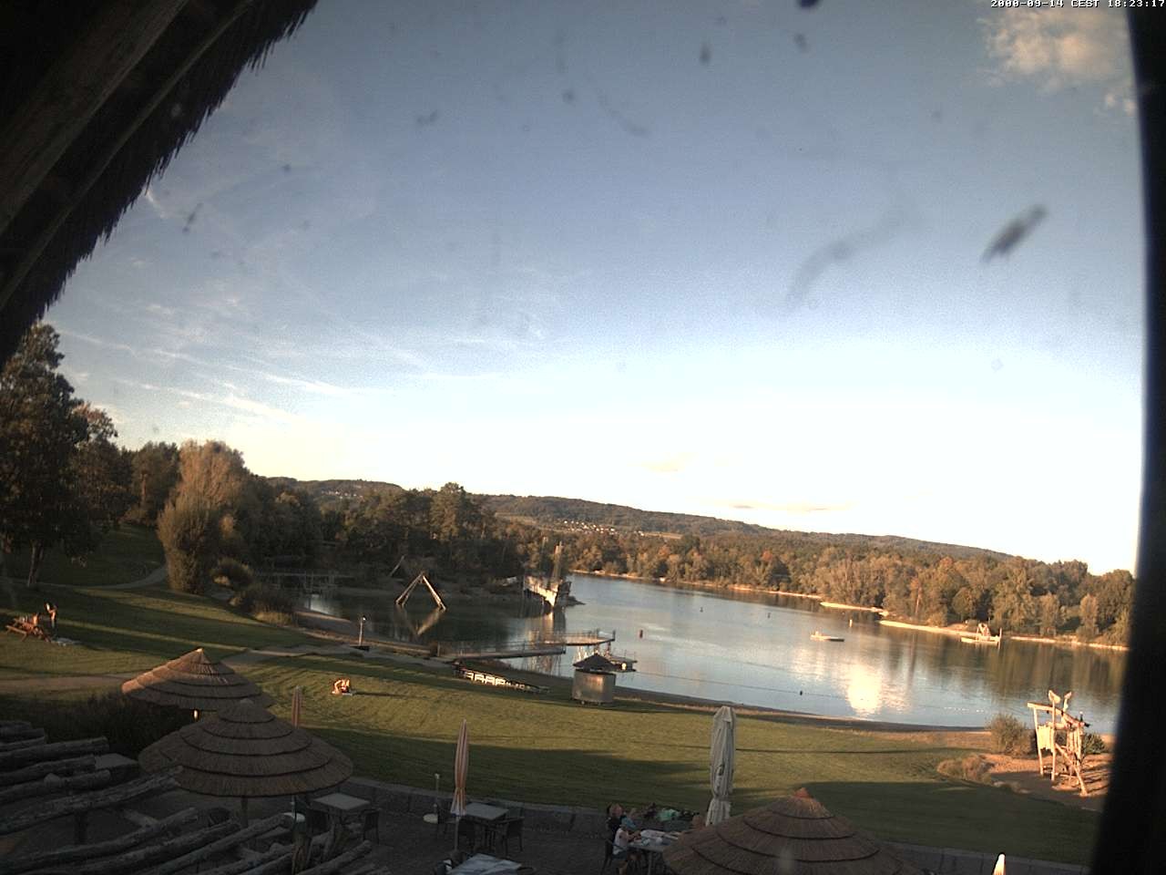Archiv Foto Webcam Schlosssee Salem - Robinsoninsel