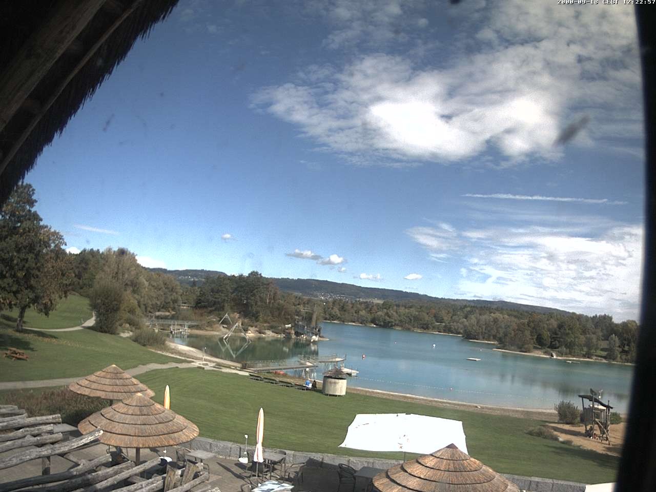Archiv Foto Webcam Schlosssee Salem - Robinsoninsel