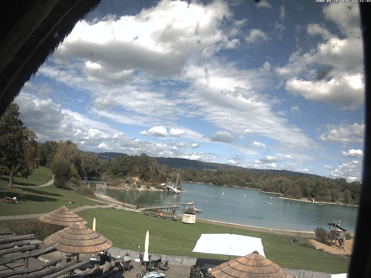 Archiv Foto Webcam Schlosssee Salem - Robinsoninsel