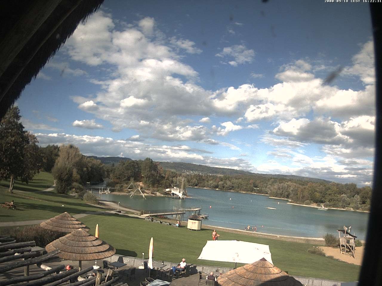 Archiv Foto Webcam Schlosssee Salem - Robinsoninsel