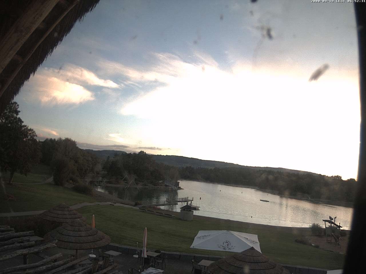 Archiv Foto Webcam Schlosssee Salem - Robinsoninsel