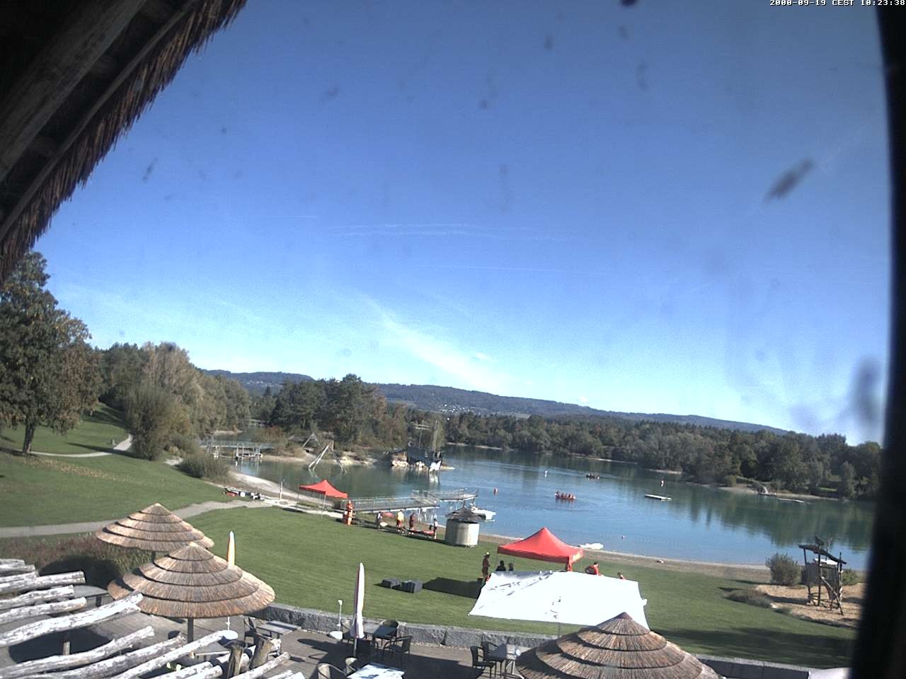 Archiv Foto Webcam Schlosssee Salem - Robinsoninsel