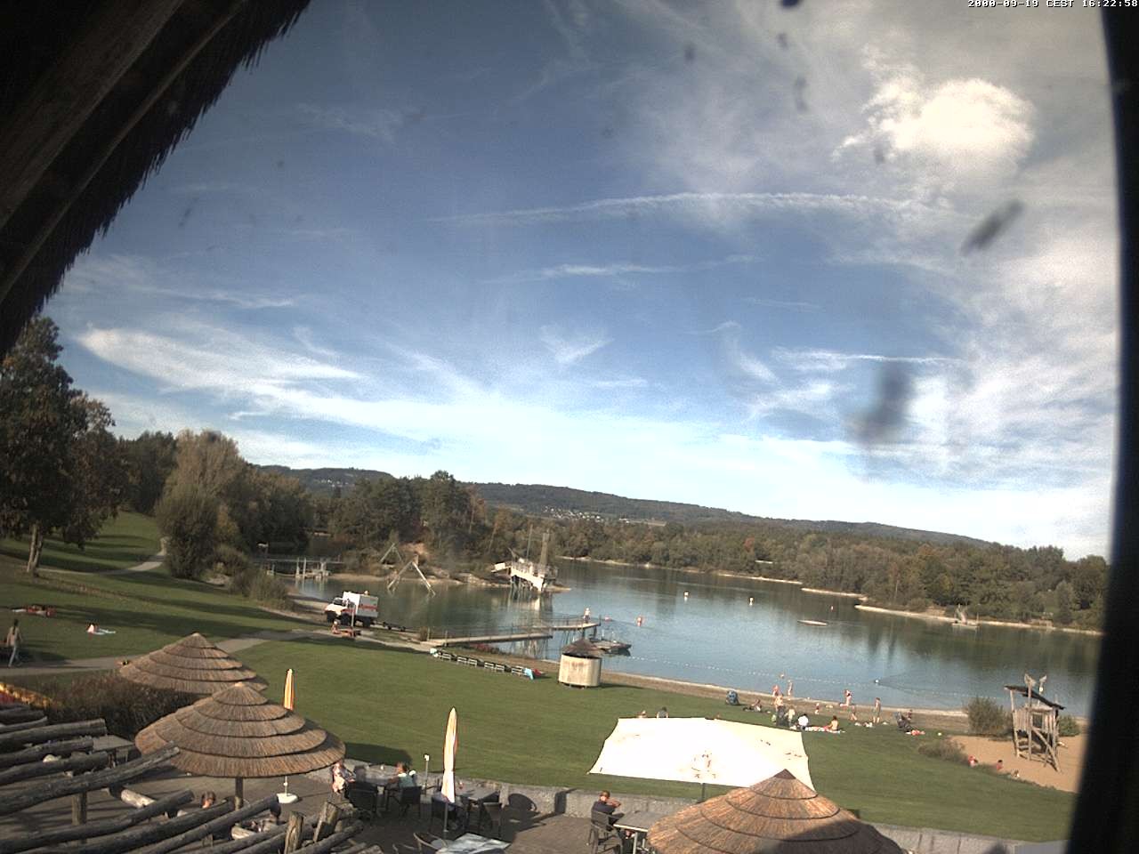 Archiv Foto Webcam Schlosssee Salem - Robinsoninsel