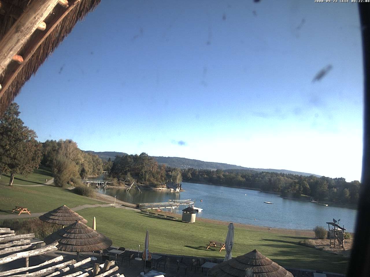 Archiv Foto Webcam Schlosssee Salem - Robinsoninsel